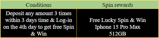 Promotion details