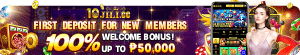 10JILI 100% Welcome Bonus For Slot & Fishing